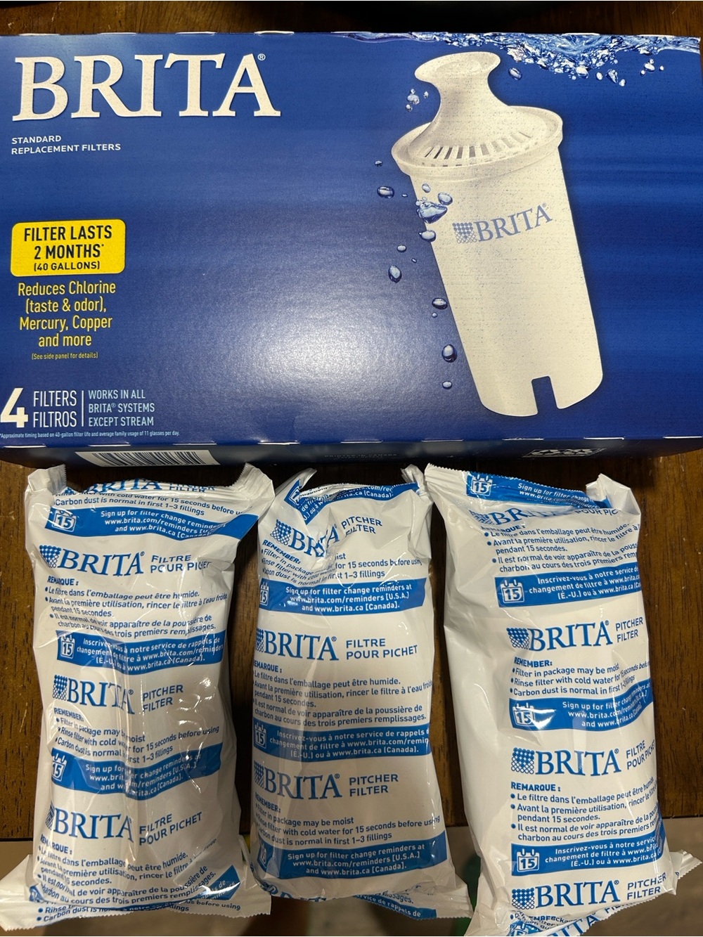 NWT BRITA filters 3-pack